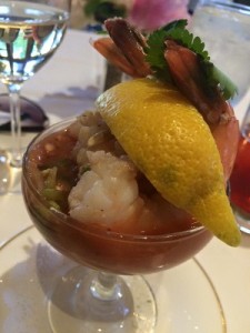 Shrimp Gazpacho Cocktail at Country Club of Boyne)