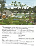 Rolling into Michigan's Luxury RV Parks