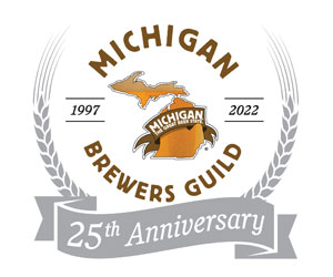 michigan brewer's guild logo 25th anniversary